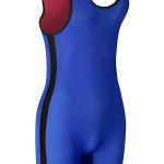 Kombinezon męski Adidas - 1" Stripe Reversible Singlet / royal (s)